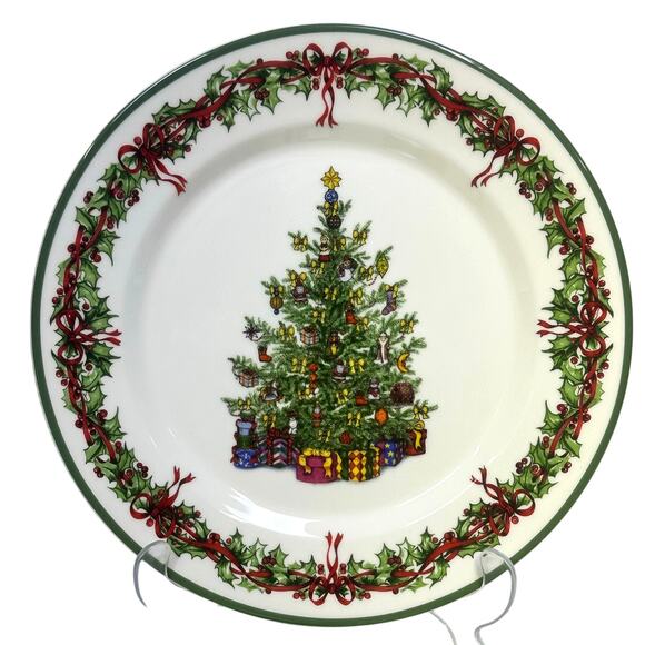 Christopher Radko Traditions Holiday Celebrations Dinnerware 4-PC Place Setting - Picture 3 of 10